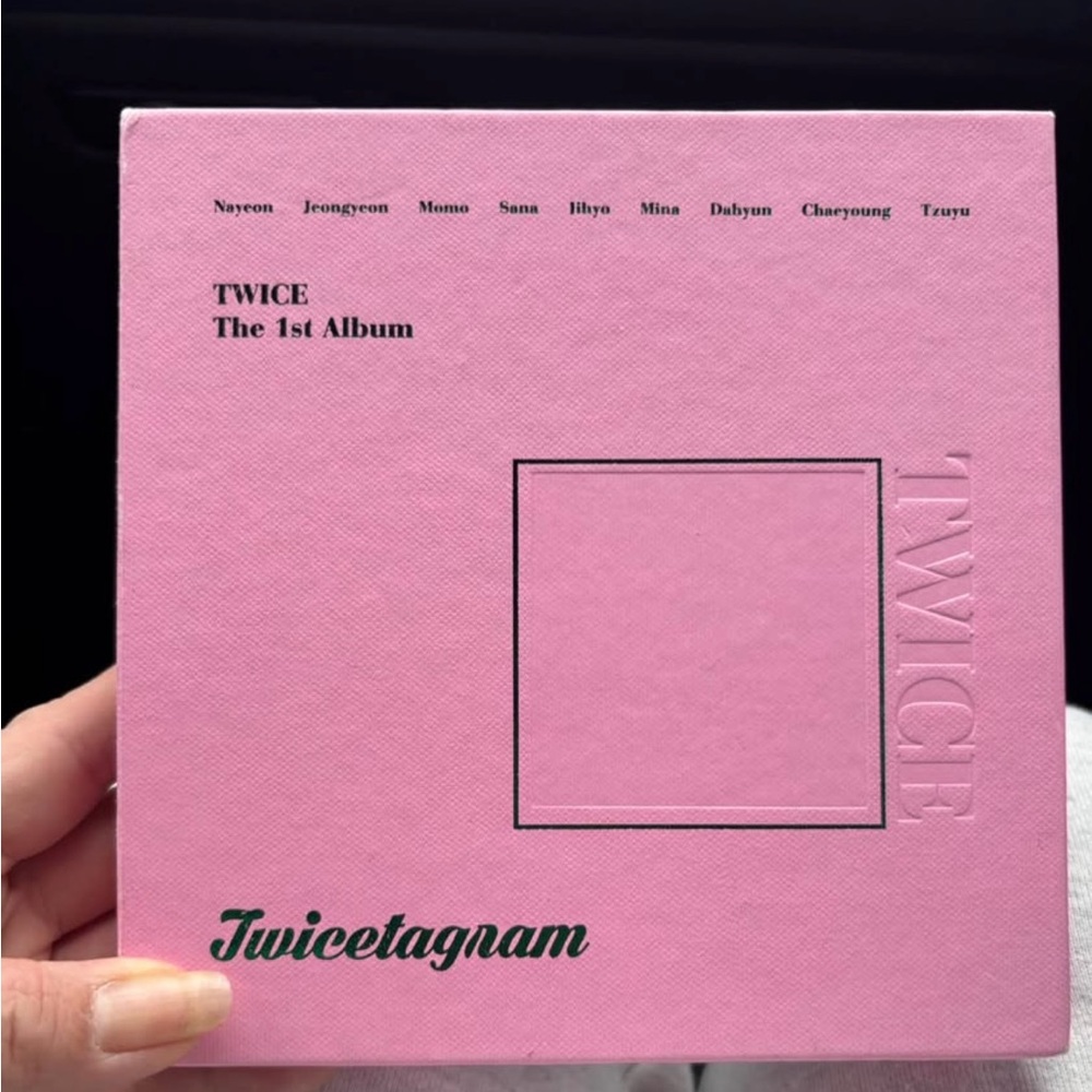 Twice 1st Album Pink Cover